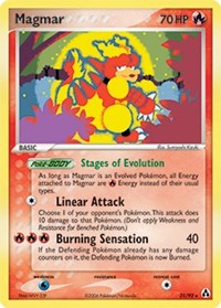 Magmar - 21/92 (LEGEND MAKER) (Reverse Holofoil)