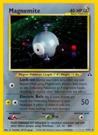 Magnemite (7) - 07/75 (NEO DISCOVERY) (1st Edition Holofoil)