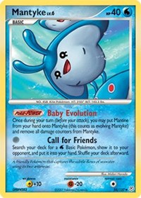 Mantyke - 55/130 (DIAMOND AND PEARL) (Reverse Holofoil)