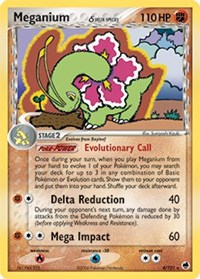 Meganium (Delta Species) - 4/101 (DRAGON FRONTIERS) (Reverse Holofoil)