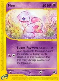 Mew (55) - 055/165 (EXPEDITION) (Reverse Holofoil)