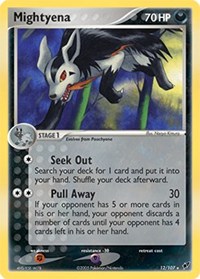 Mightyena - 12/107 (DEOXYS) (Reverse Holofoil)