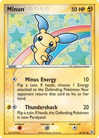 Minun - 67/101 (HIDDEN LEGENDS) (Reverse Holofoil)