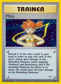 Misty (18) - 018/132 (GYM HEROES) (1st Edition Holofoil)