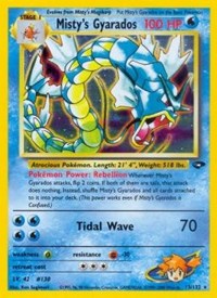 Misty's Gyarados - 013/132 (GYM CHALLENGE) (1st Edition Holofoil)