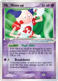 Mr. Mime ex - 110/112 - 110/112 (FIRERED & LEAFGREEN) (Holofoil)