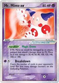 Mr. Mime ex - 111/112 - 111/112 (FIRERED & LEAFGREEN) (Holofoil)