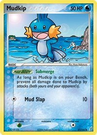 Mudkip - 057/100 - 57/100 (CRYSTAL GUARDIANS) (Reverse Holofoil)