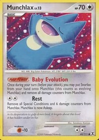Munchlax (69) - 69/111 (RISING RIVALS) (Reverse Holofoil)