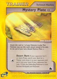 Mystery Plate Alpha - 133/144 (SKYRIDGE) (Reverse Holofoil)