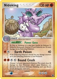 Nidoking - 8/112 (FIRERED & LEAFGREEN) (Holofoil)