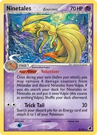 Ninetales (Delta Species) - 8/101 (DRAGON FRONTIERS) (Reverse Holofoil)