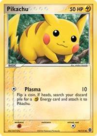 Pikachu - 74/112 (FIRERED & LEAFGREEN) (Reverse Holofoil)