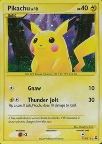 Pikachu - 112/111 (RISING RIVALS) (Holofoil)
