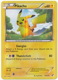 Pikachu - 115/114 (BLACK AND WHITE) (Holofoil)