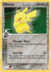 Pikachu (Delta Species) - 93/92 (LEGEND MAKER) (Holofoil)
