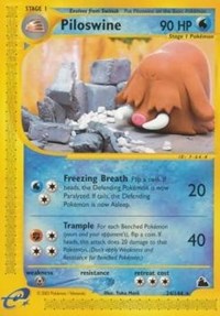 Piloswine (24) - 024/144 (SKYRIDGE) (Reverse Holofoil)