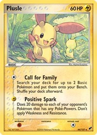 Plusle - 44/107 (DEOXYS) (Reverse Holofoil)