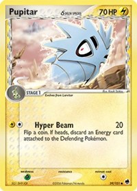 Pupitar (Delta Species) - 59/101 (DRAGON FRONTIERS) (Reverse Holofoil)