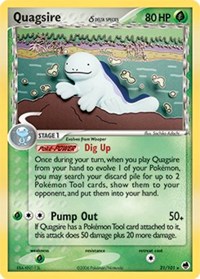 Quagsire (Delta Species) - 21/101 (DRAGON FRONTIERS) (Reverse Holofoil)