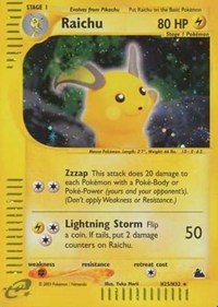 Raichu (H25) - H25/H32 (SKYRIDGE) (Holofoil)