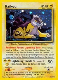 Raikou (13) - 13/64 (NEO REVELATION) (1st Edition Holofoil)