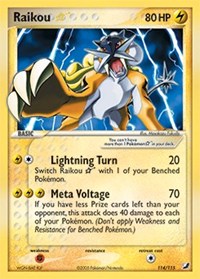 Raikou Star - 114/115 (UNSEEN FORCES) (Holofoil)