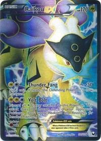 Raikou EX (105 Full Art) - 105/108 (DARK EXPLORERS) (Holofoil)
