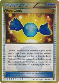 Rare Candy (105 Secret Rare) - 105/101 (PLASMA BLAST) (Holofoil)