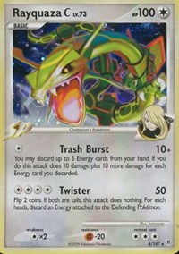 Rayquaza C - 8 (SUPREME VICTORS) (Reverse Holofoil)