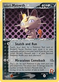 Rocket's Meowth - 46/109 (TEAM ROCKET RETURNS) (Reverse Holofoil)