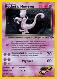 Rocket's Mewtwo - 014/132 (GYM CHALLENGE) (1st Edition Holofoil)