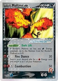 Rocket's Moltres ex - 100/109 (TEAM ROCKET RETURNS) (Holofoil)