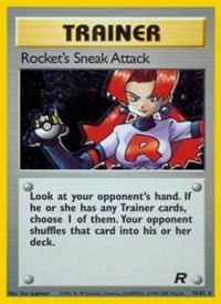 Rocket's Sneak Attack (16) - 16/82 (TEAM ROCKET) (1st Edition Holofoil)