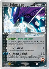 Rocket's Suicune ex - 105/109 (TEAM ROCKET RETURNS) (Holofoil)