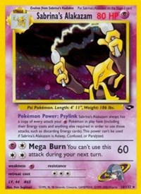 Sabrina's Alakazam - 016/132 (GYM CHALLENGE) (1st Edition Holofoil)