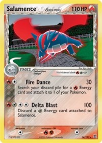 Salamence (Delta Species) - 14/113 (DELTA SPECIES) (Reverse Holofoil)