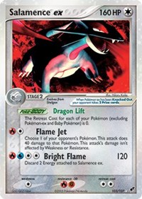 Salamence ex - 103/107 (DEOXYS) (Holofoil)