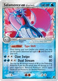 Salamence ex (Delta Species) - 98/101 (DRAGON FRONTIERS) (Holofoil) Salamence ex (Delta Species) - 98/101 (DRAGON FRONTIERS) (Holofoil)
