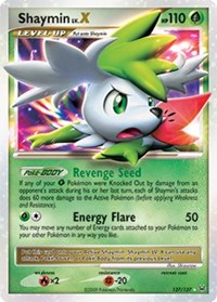 Shaymin Lv.X (Sky Forme) - 127/127 (PLATINUM) (Holofoil) Shaymin Lv.X (Sky Forme) - 127/127 (PLATINUM) (Holofoil)