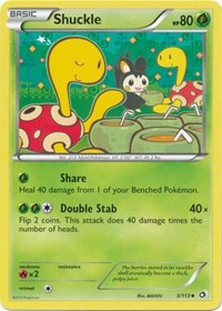 Shuckle - 3/113 (LEGENDARY TREASURES) (Reverse Holofoil)