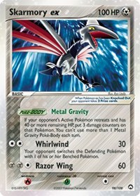 Skarmory ex - 98/108 (POWER KEEPERS) (Holofoil)