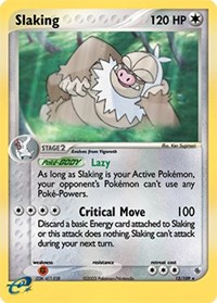 Slaking - 12/109 (RUBY AND SAPPHIRE) (Holofoil)