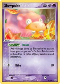 Slowpoke - 76/109 (TEAM ROCKET RETURNS) (Normal) Slowpoke - 76/109 (TEAM ROCKET RETURNS) (Reverse Holofoil)