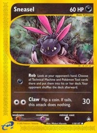 Sneasel - 110/147 (AQUAPOLIS) (Reverse Holofoil)