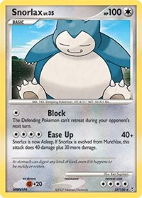 Snorlax - 37/130 (DIAMOND AND PEARL) (Reverse Holofoil)