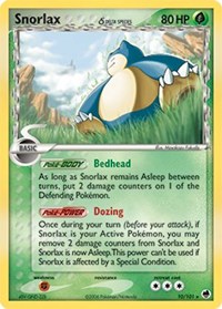 Snorlax (Delta Species) - 10/101 (DRAGON FRONTIERS) (Reverse Holofoil)