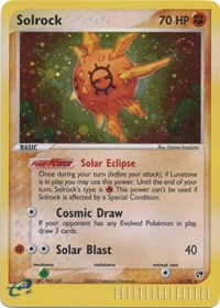 Solrock - 13/100 (SANDSTORM) (Holofoil)