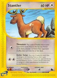 Stantler - 102/144 (SKYRIDGE) (Reverse Holofoil)