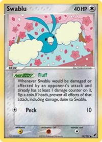 Swablu - 79/107 (DEOXYS) (Reverse Holofoil)
